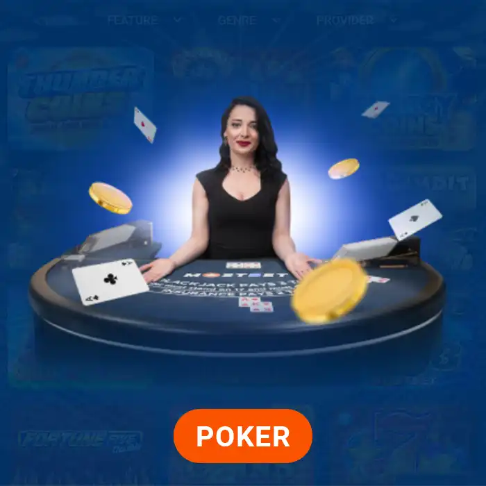 Mostbet poker o'yinlari